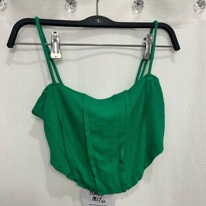 Green princess Polly top size 8